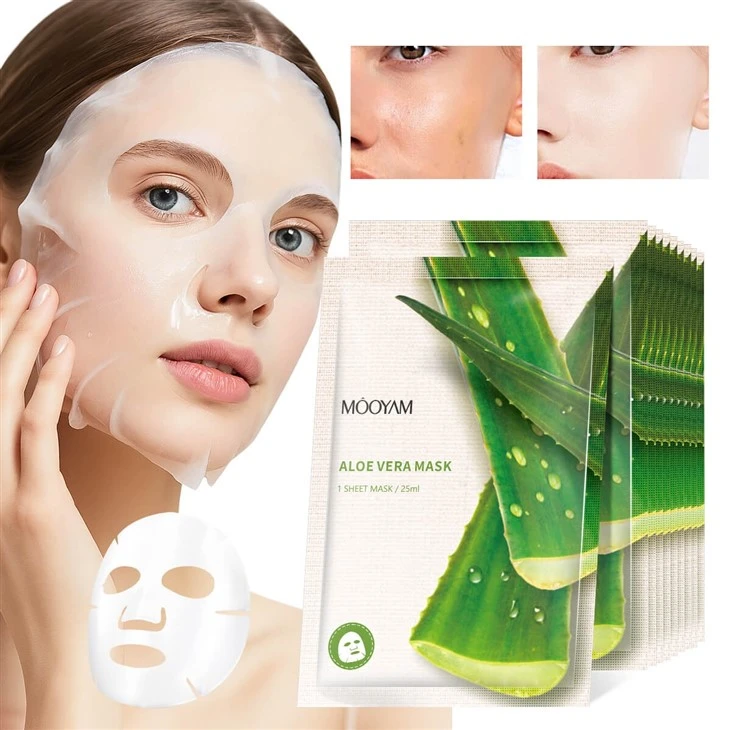 25ML Private Label MOOYAM Facial Mask Hydrating Brightening And Soothing Aloe Vera Energy Face Mask high quality